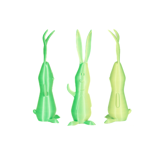 Dual-Color Silk PLA+, Silky Lemon Lime, 1.75mm by 3D-Fuel – product photo 1