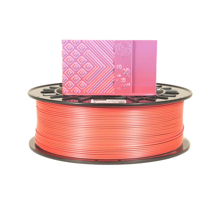 Dual-Color Silk PLA+, Silky Mixed Berry, 1.75mm by 3D-Fuel – product photo 4