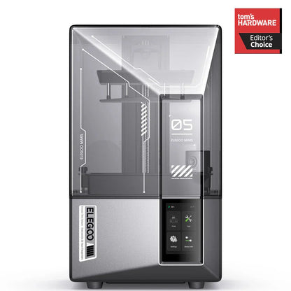 Elegoo Mars 3 Pro 3D printer with Tom's Hardware Editor's Choice badge on a white background