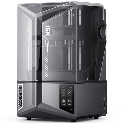 Elegoo Mars 2 Pro 3D printer on a white background
