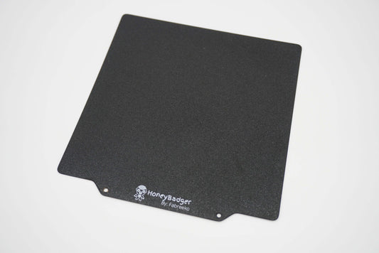HoneyBadger Zero G Mercury 1 Dual Sided Black Textured & Smooth PEI Flex Plates by Fabreeko – product photo 2