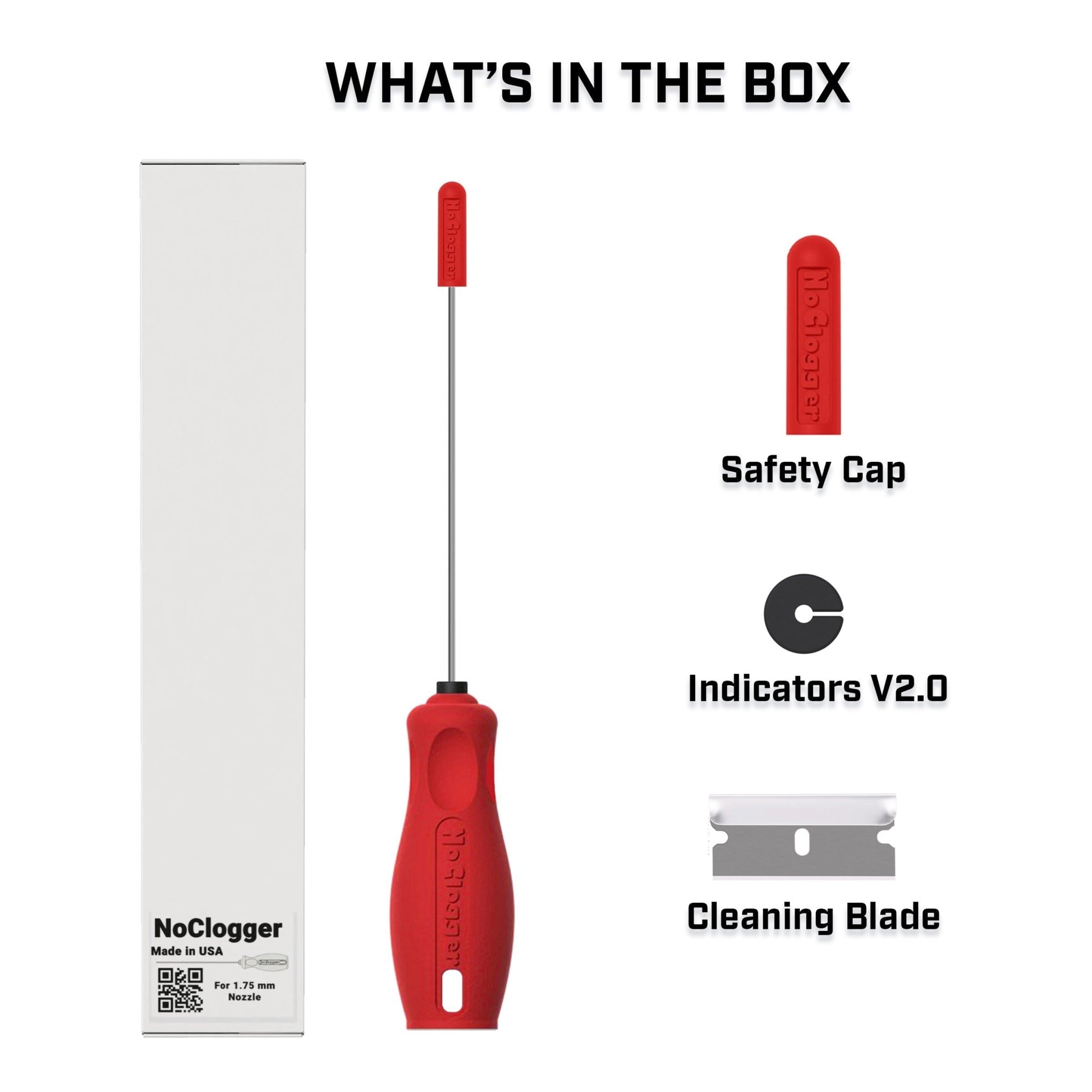 NoClogger 1.75 – 3D Printer Nozzle Unclogging Tool - CONSUM3D