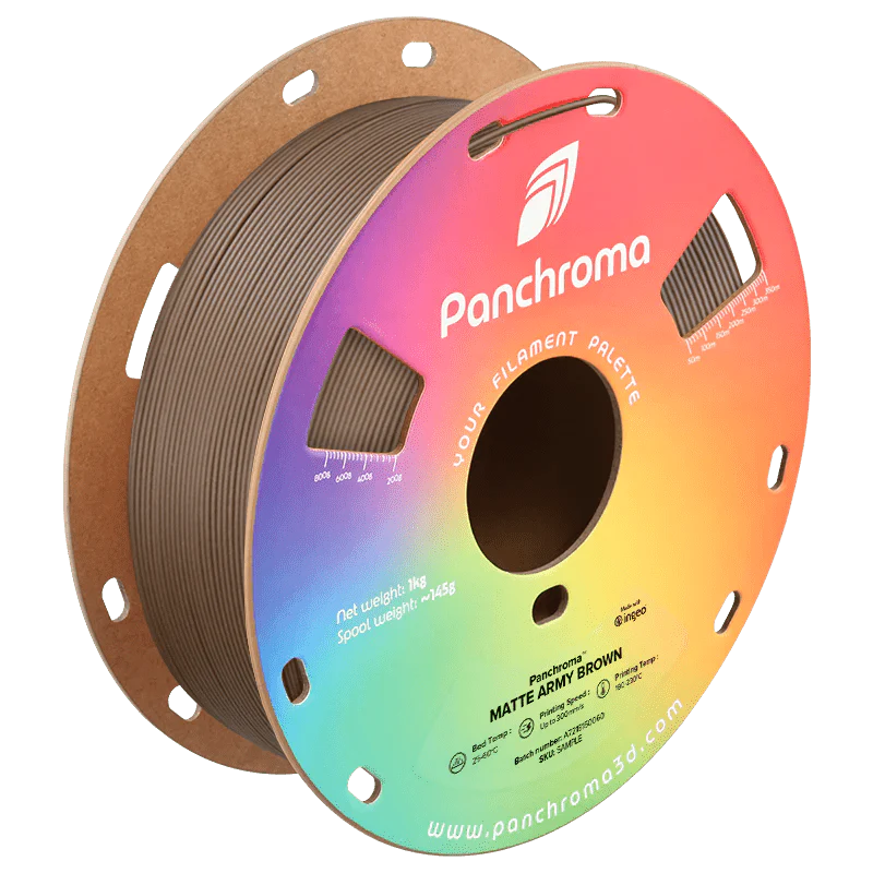 Polymaker Panchroma Matte PLA 1kg spool — matte finish bioplastic filament 1.75mm