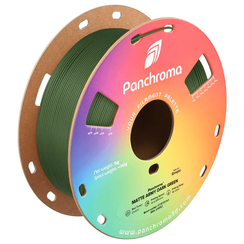 Panchroma" Matte (Formerly PolyTerra) PLA 3D Printer Filament 1KG 1.75mm by Polymaker – product photo 13
