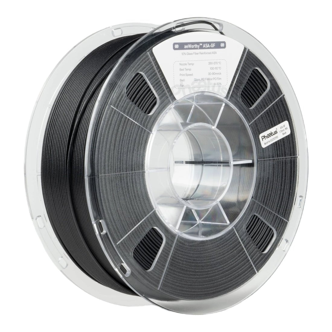 Phaetus aeWorthy ASA-GF 1kg spool — 15% glass-filled UV-stable ASA filament 1.75mm