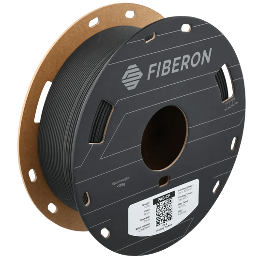 Polymaker Fiberon PA6-CF20 500g spool — 20% carbon fiber nylon engineering filament 1.75mm