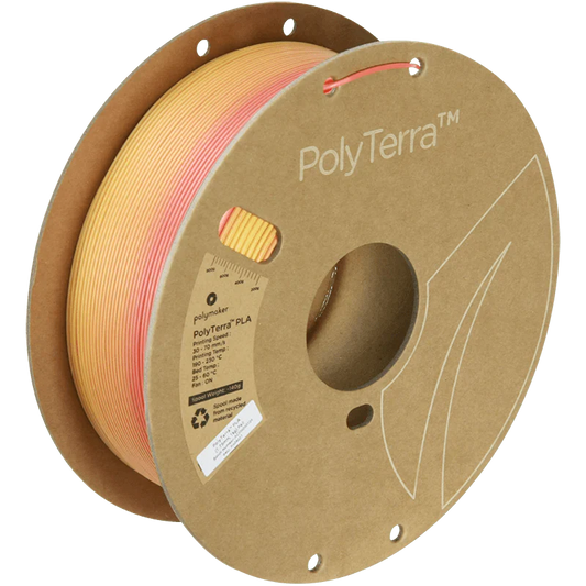 Polymaker Panchroma Gradient PLA 1kg spool — multi-color matte transitions 1.75mm
