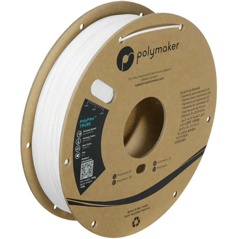 Polymaker PolyFlex TPU95 3D Printer Filament 750g 1.75mm – product photo 6