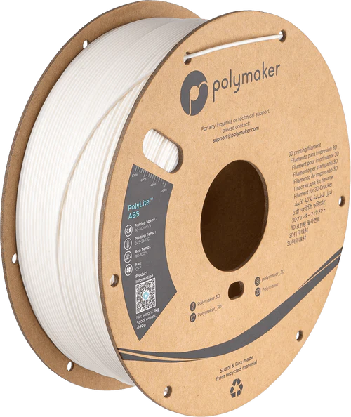 Polymaker PolyLite ABS 1kg 1.75mm — heat resistant ABS filament