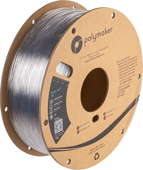 Polymaker PolyLite PC 1kg spool — polycarbonate 3D printer filament 1.75mm
