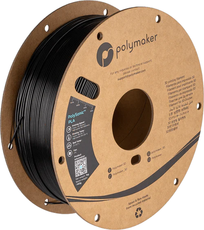 Polymaker PolySonic PLA 1kg spool — high-speed PLA engineered for 500mm/s 1.75mm