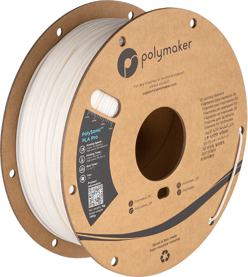 Polymaker PolySonic PLA Pro 1kg spool — high-speed filament 500mm/s 1.75mm