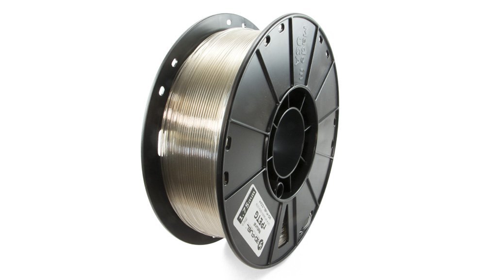 Spool of wire on a white background