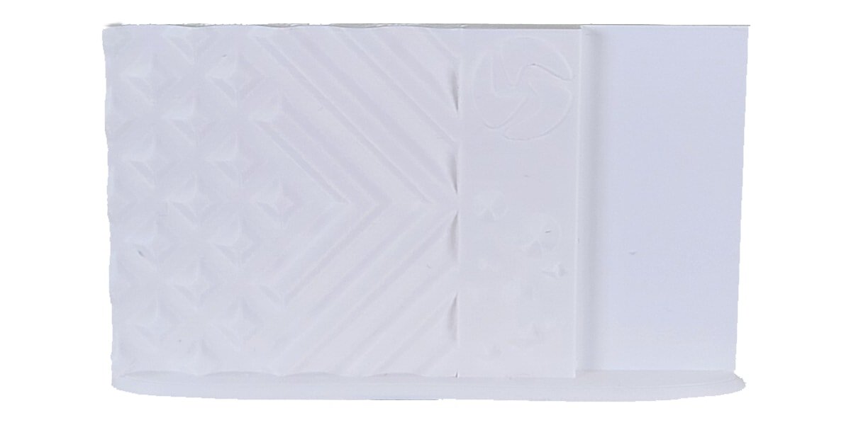 White towel on a white background