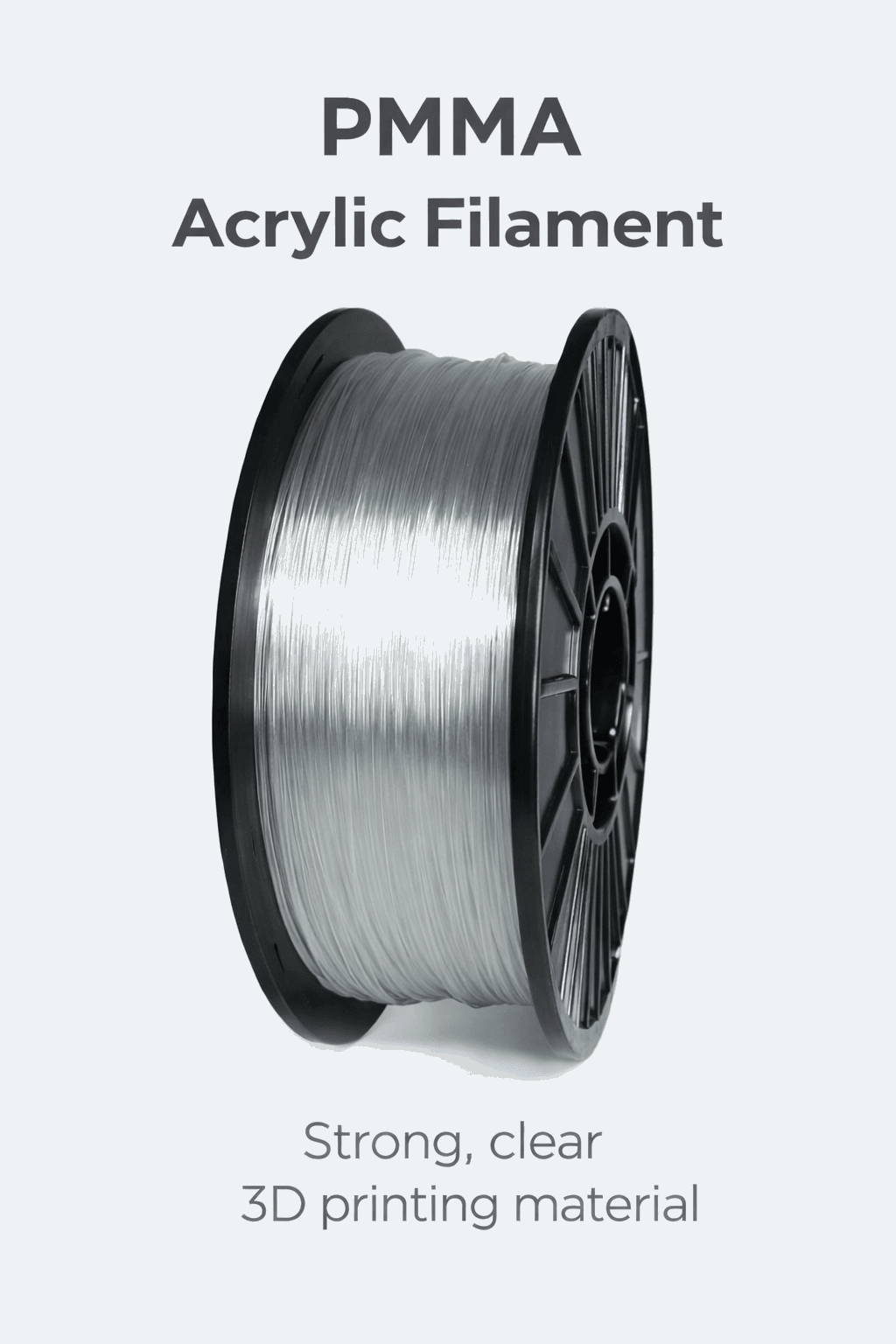 Push Plastic PMMA Filament – Acrylic 3D Printing Filament 1kg - CONSUM3D