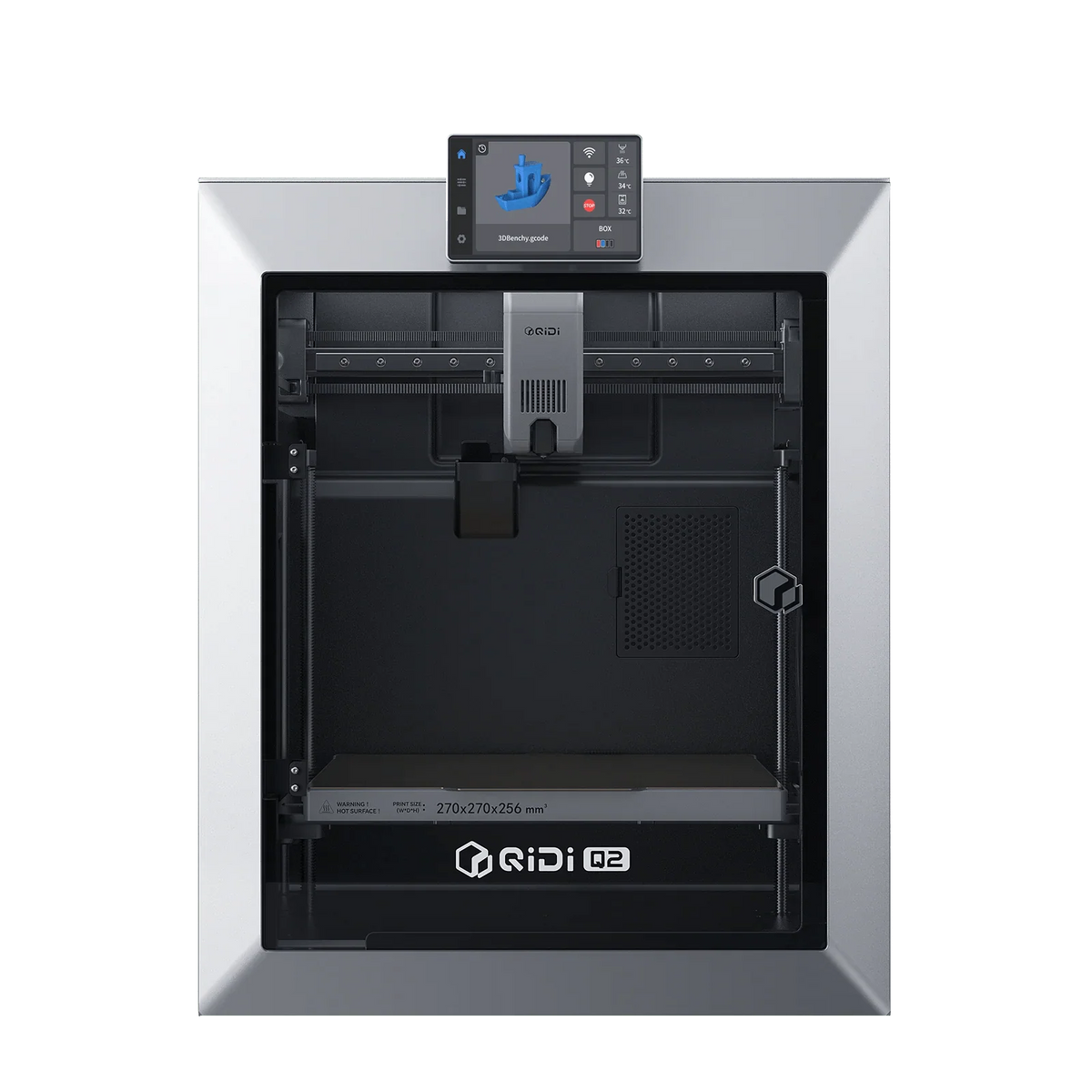 3D printer with QIDI branding on a white background