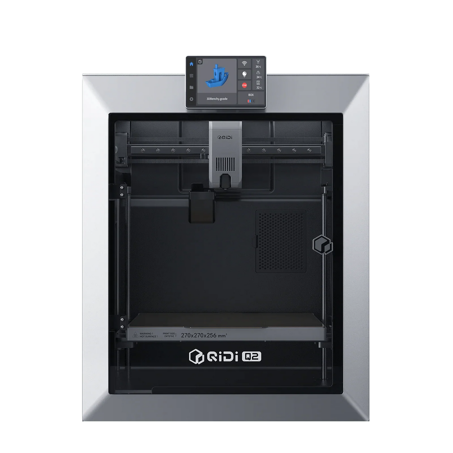 3D printer with QIDI branding on a white background