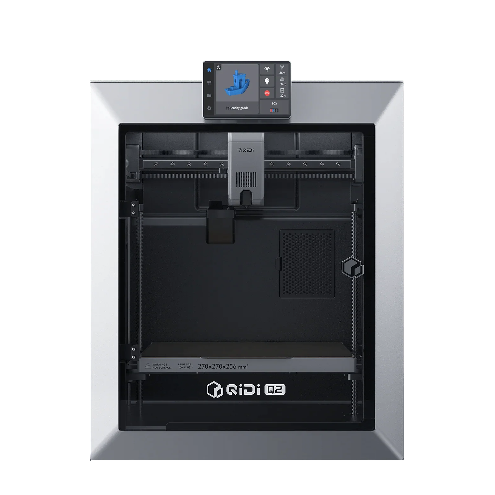 3D printer with QIDI branding on a white background
