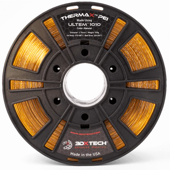 ThermaX PEI Ultem 1010 1.75mm 3D Printer Filament by 3DXTech Made in USA 500g by CarbonX – product photo