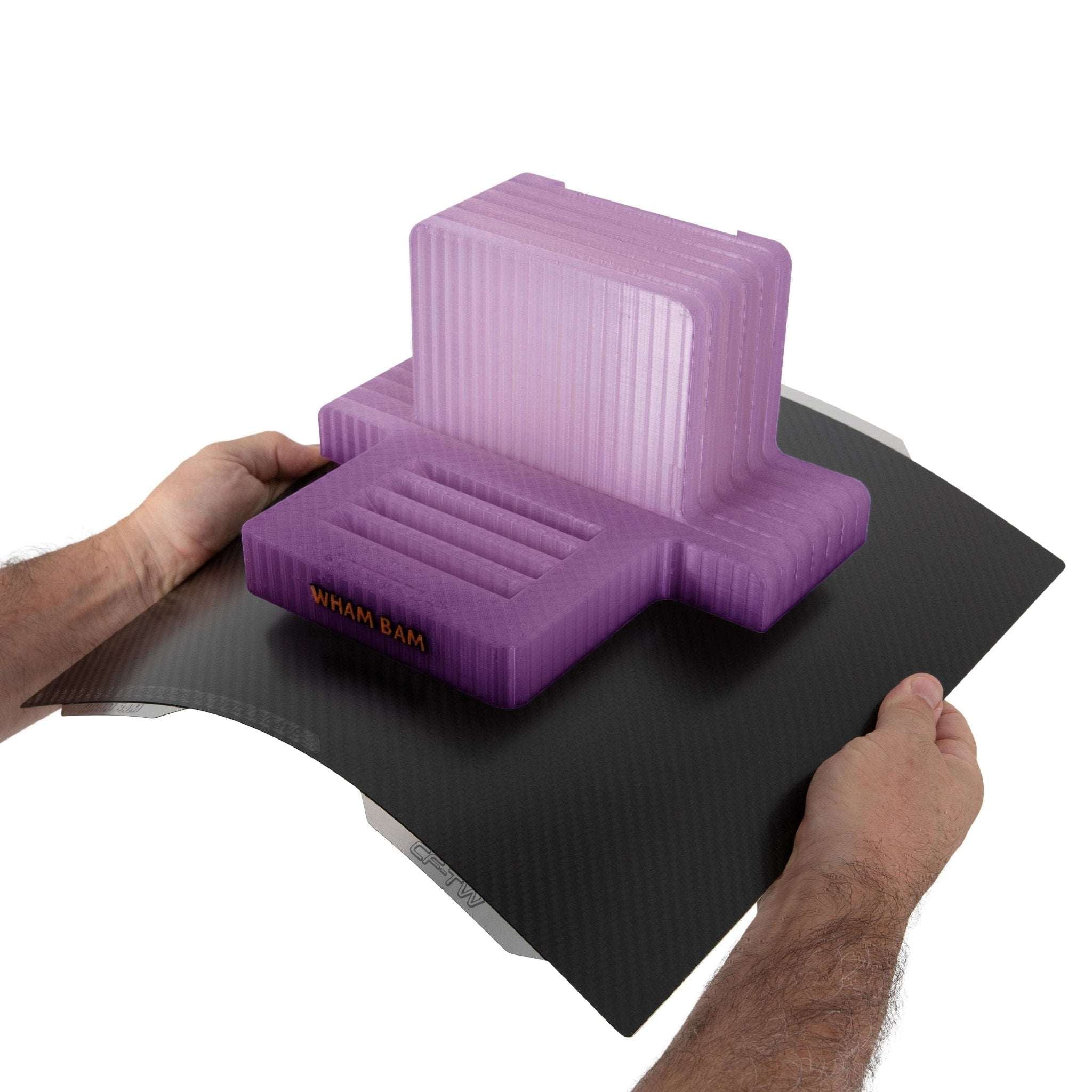 Wham Bam Carbon Fiber Build Surface Bambu Lab A1, X1, P1 Series - 258 x 258 - CONSUM3D